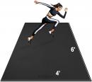 Innhom 6'x4' Large Exercise Mat - Black