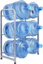 Ationgle 5 Gallon Water Cooler Jug Rack for 6 Bottles, 3-Tier, Silver $58.99 MSRP