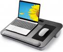 AMERIERGO Lap Desk - Fits Up To 17 Inch Laptop Lap Desk With Dual Cushion, Wrist Rest - $29.76 MSRP