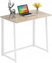 4NM 31.5" Small Desk No-Assembly Folding Computer Desk Home Office Desk Study Writing Table