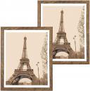 Capcillin 16x20 Picture Frame Wood Pattern Rustic Brown Poster Frame Set of 2 $39.99 MSRP