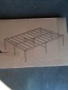 K 18inch Metal Platform Bed with Steel Slats