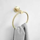 Hand Towel Ring,Gold Brushed Towel Holder Constructed of Stainless Steel