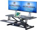 G Pack Pro Standing Desk Converter - Electric Height Adjustable Desk for Sit Stand Desk Workstation