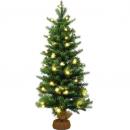 Costway 3Ft Pre-Lit Spruce Tabletop Christmas Tree Lights Timer (CM21217) and Tripod - $45.99 MSRP