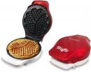 Beper - Waffle Iron, Waffle Machine, 5 Waffles por vez 100 W, Vermelho e Branco - 21,50€ PVP