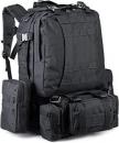 Military Tactical Backpacks, Large Survival Backpack Army Assault Pack Molle Bag - Black - 43.99€