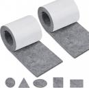 Toliancle 2 rolls of self-adhesive felt gliders, Gray - 11,13€ PVP