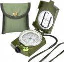 Military Lensatic Sighting Compass Survival with Carrying Bag, Army Green - 15,99€ PVP