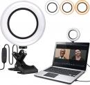 Lighting Ring Light, Laptop Video Conference Lighting Set, 6.3 Inch LED Ring Light - 12,99€