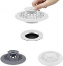 2 Pieces Silicone Shower Drain Stopper for Bathtub Sink Hair Catcher - 7,79Û