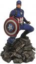 Coleção Marvel Premier da Diamond Select Toys: Estátua do Capitão América, Multicolorido