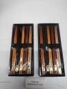 Bosdontek Natural Wood Japanese Sushi Chopsticks A Pattern, 5 Pairs (2 Pack) - 17,98Û PVP