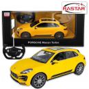 Rastar 73300 R/C 1:14 Scale Porsche Macan Turbo - Yellow