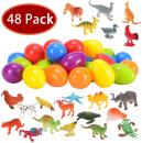 Joyin 48 Pieces Easter Eggs Prefilled with Assorted Natural World Animal Figures €11.18 PVP