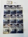 PACK Baterias fotográficas profissionais de lítio CR123A Varta 3 V 1600 mAh (pack of 9)