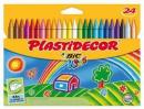 Caixa de 24 lápis de cera. Plastidecor E5444C, Caso 36 Crayons Plastidecor