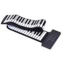 Portable Silicon 88 Keys Hand Roll Up Piano Electronic USB Keyboard Built-in Li-ion Battery