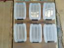 Plastic Storage Container with Lid, 6 Packs