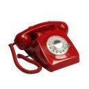 GPO: GPO746 Retro Phone Red