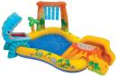 Intex Dinosaur Water Slide, Kids Playground Fun, Inflatable Center, Outdoor Pool Fun