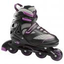 Chicago Blazer Jr. Girls' Adjustable Inline Skates (Black/Purple, Size 5-8) (CRSMA9G-LG) $49.99 MSRP