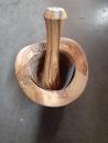 Wooden Mortar and Pestle