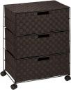 Honey-Can-Do Double Woven 3-Drawer Chest Storage Organizer, Espresso Brown, OFC-03713 - $52.95 MSRP