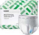 Solimo Incontinence Underwear for Men, Maximum Absorbency, Small/Medium, 3 Packs of 20 - $28.99 MSRP