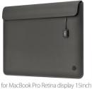 Switcheasy Thins for MacBook Pro 15-Inch Sleeve with Magnetic Closure SW-THNPRO15R-BK